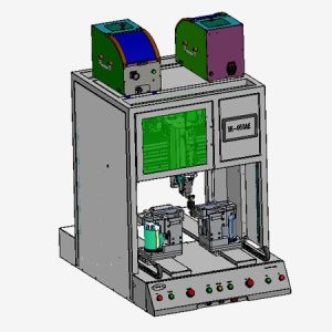 Máy Siết Vít Hai Đầu Hai Bàn Thổi Vít – Double Head Double Platform Blow-type Lock Screw Machine
