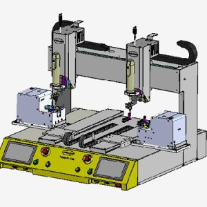 Máy Siết Vít Hai Đầu Hai Bàn (Bàn Đôi Ghép) – Double Head Double Platform Lock Screw Machine