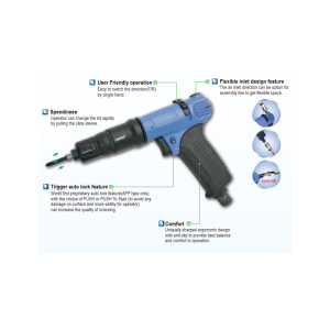 Súng Vặn Vít Khí Nén Tự Động Ngắt Sumake – Push Start và Trigger Start