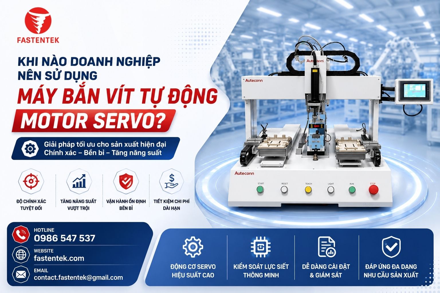 So sánh máy vặn vít tự động và thao tác thủ công về kiểm soát lực